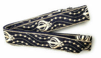 Sikh Singh Kaur Khalsa Adjustable Gatra Belt for Siri Sahib or Kirpan Navy Blue