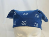 Sikh Punjabi Singh Kaur Blue Khalsa Khandas bandana Head Wrap Gear Rumal Hanky