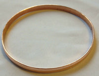 Stunning Pure Copper Punjabi Hindu Sikh Singh Khalsa PLAIN Smooth Healing Kara