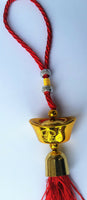 Talisman Priction Amulet Chinese Feng Shui Charm Ring Door Hanging Attract Luck