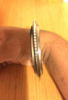 Sarbloh Tooth Chakri Kara Sikh Kada Sikh Singh Kaur Bangle Khalsa WARRIOR Karra