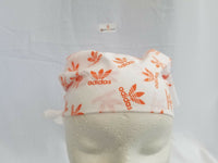 Sikh Hindu Muslim Orange Print bandana Head Wrap Gear Rumal Handkerchief Gift
