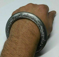 Mool Mantar Kara Bangle Singh Kaur Khalsa Chakri Kada Sikh Kada - Pure Iron G14B