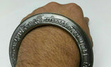 Mool Mantar Kara Bangle Singh Kaur Khalsa Chakri Kada Sikh Kada - Pure Iron G14B