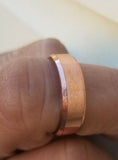 Copper color khanda ring engraved fashion sikh singh kaur khalsa challa gift h24