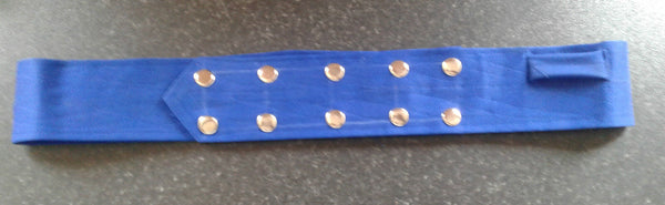 Sikh Nihang Singh Khalsa Adjustable Belt Kamarkasa Loop Royal Blue Waist Belt