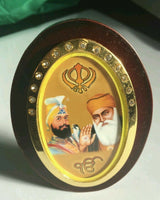 Guru nanak gobind singh ji photos portrait sikh khanda desktop stand gift g5