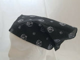 Sikh Punjabi Singh Kaur Black Khalsa Khandas bandana Head Wrap Gear Rumal Hankie