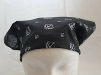 Sikh Punjabi Singh Kaur Black Khalsa Khandas bandana Head Wrap Gear Rumal Hankie