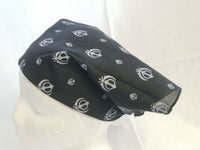 Sikh Punjabi Singh Kaur Black Khalsa Khandas bandana Head Wrap Gear Rumal Hankie