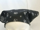 Sikh Punjabi Singh Kaur Black Khalsa Khandas bandana Head Wrap Gear Rumal Hankie