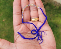 Shani bracelet evil eye protection blue thread nazar shield hindu amulet aaa11