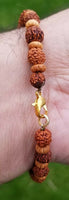 Rudrakhsa tulsi rudra beads evil eye protection talisman hindu luck bracelet ccb