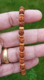 Rudrakhsa tulsi rudra beads evil eye protection talisman hindu luck bracelet ccb