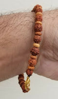 Rudrakhsa tulsi rudra beads evil eye protection talisman hindu luck bracelet ccb