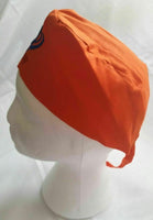 Sikh punjabi kesari orange kids baby patka pathka khanda bandana head wrap gear