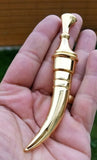 Stunning gold plated steel ceremonial sikh siri sahib brilliant design singh nn7