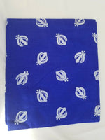 Sikh kaur dupatta chunni singh parna gamcha hajooria khalsa siropa khanda blue