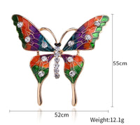 Vintage look gold plated stunning butterfly brooch suit coat broach pin jjj15