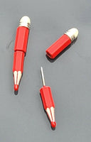 Red pencil ear studs celebrity fashion pin pair stunning hot hollywood look k10