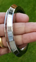 Sikh kara stainless steel chunky collar edge kada singh kaur karra bangle f10