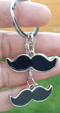 Sikh punjabi moustache singh kaur khalsa stainless steel key chain key ring pp2