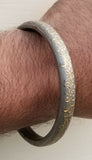 Sikh kara sarbloh floral engraved bangle singh kaur khalsa pure iron kada v12