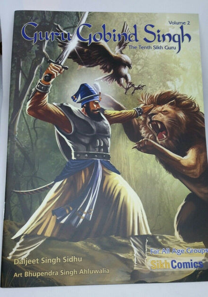 Sikh kids comic guru gobind singh ji daljeet singh sidhu in english volume 2 mc