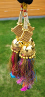 Indian punjabi parandi mehndi jaago mirror bridal patiala paranda hair braid mgd