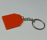 Sikh religion kaur punjabi surname acrylic orange key ring punjabi key chain e