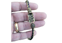 Shiv trishul bracelet kara hindu good luck kada evil eye protection bangle cc10