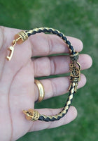 Shiv trishul bracelet kara hindu good luck kada evil eye protection bangle cc10