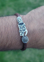 Shiv trishul bracelet kara hindu good luck kada evil eye protection bangle cc11