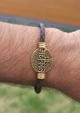 Mahakal trishul bracelet kara hindu good luck evil eye protection bangle i16 new