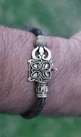 Shiv trishul bracelet kara hindu good luck kada evil eye protection bangle cc12