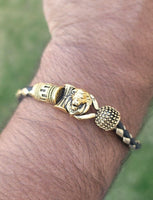 Narsimha bracelet lion god kara hindu good luck evil eye protection bangle cc9