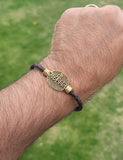 Mahakal trishul bracelet kara hindu good luck evil eye protection bangle i16 new