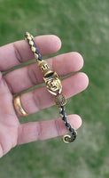 Narsimha bracelet lion god kara hindu good luck evil eye protection bangle cc9