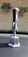 Sikh singh kaur car dashboard mantle piece 3d stainless steel large khanda stand