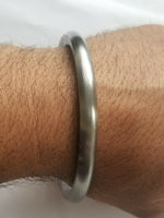 Sarbloh steel pure iron round smooth sikh singh kaur khalsa kara sikh bangle f1