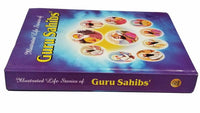 Illustrated life stories guru sahibs kids sikh singh kaur book english & photos