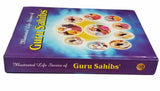 Illustrated life stories guru sahibs kids sikh singh kaur book english & photos