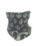 Sikh singh kaur punjabi khanda bandana fleece neck warmer protection face mask a