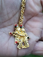 Gold or silver plated hindu ganesh ji hanuman shiri krishana pendant for car dd2