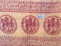 Hindu religious pandit dupatta chunari meditation jai shiri ram parna gamcha