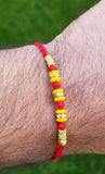 Hindu red thread evil eye protection stunning bracelet luck talisman amulet ff16