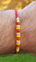 Hindu red thread evil eye protection stunning bracelet luck talisman amulet ff16