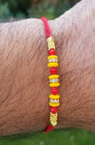 Hindu red thread evil eye protection stunning bracelet luck talisman amulet ff16