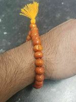 Wooden yogic beads meditation praying beads talisman sikh simarna bracelet ff12