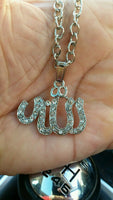 Silver plated islamic muslim allah islam pendant car rear mirror holy hanging